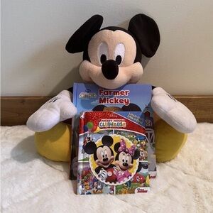 Disney Mickey Mouse Plush & Books Bundle Kids Toy Gift Set